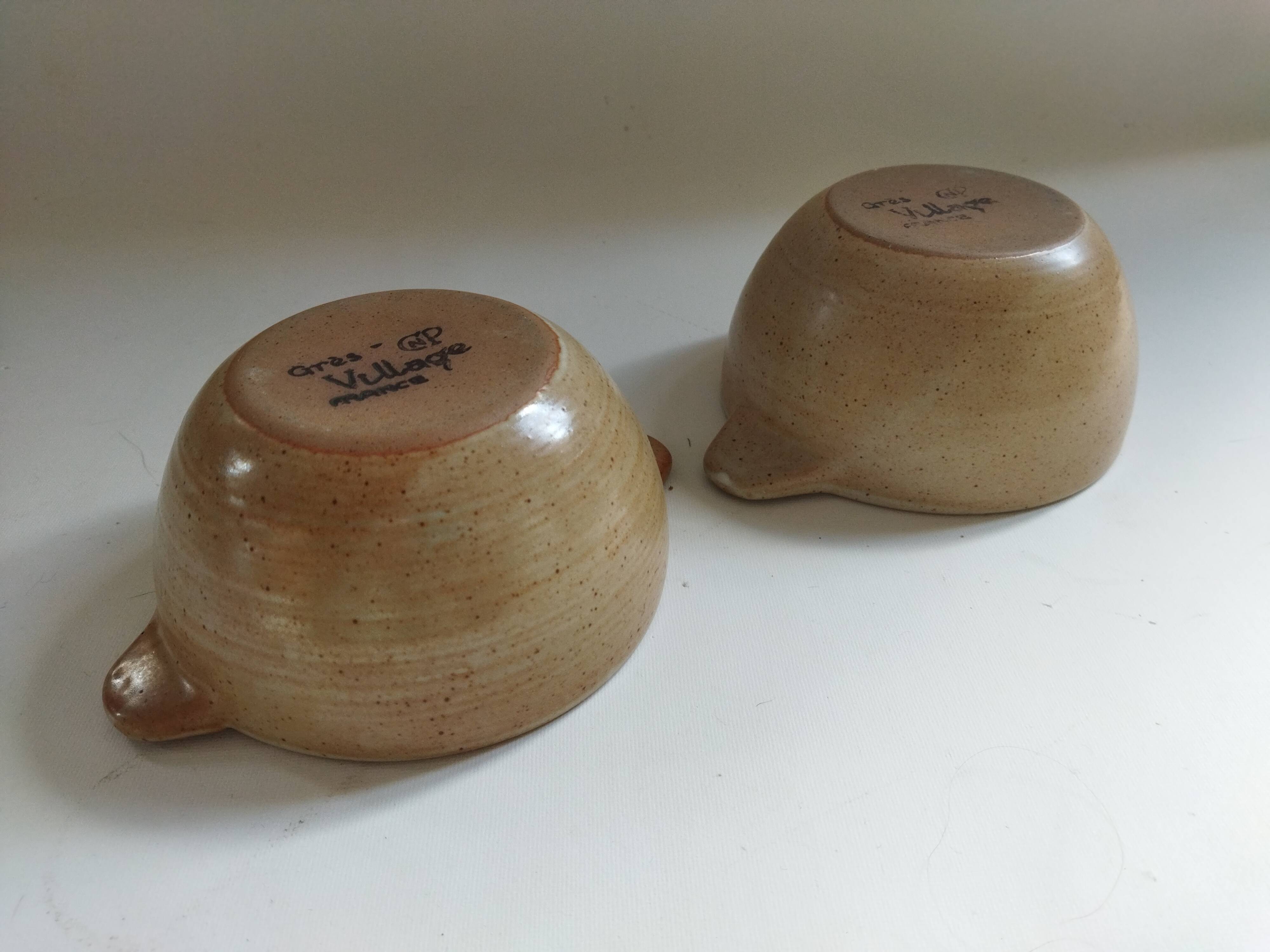 Sandstone ear bowls cnp grès village