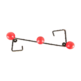 Porte manteaux patères boules design années 50