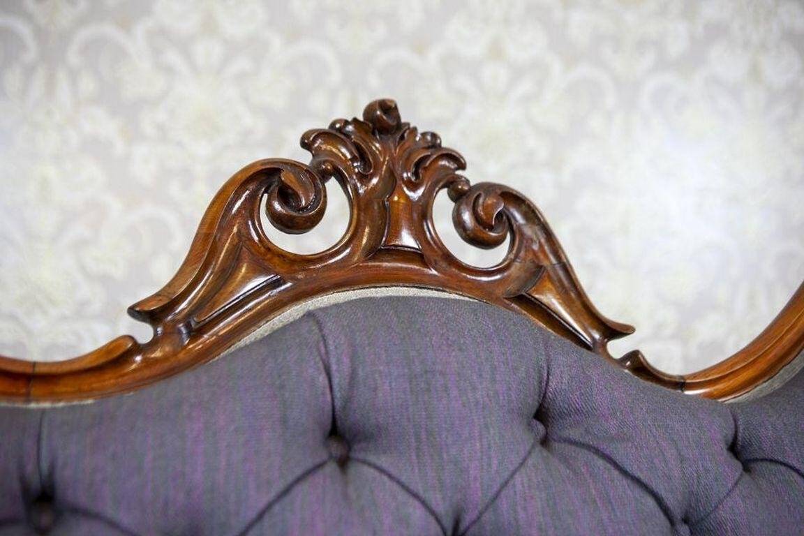 Rococo Revival Walnut Sofa, 1860