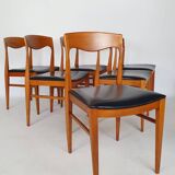 Set of 6 Scandinavian chairs from the 60s