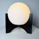 D-2022 Hokusai Table Lamp In Wenge Wood By Raak Amsterdam, The Netherlands 1960S