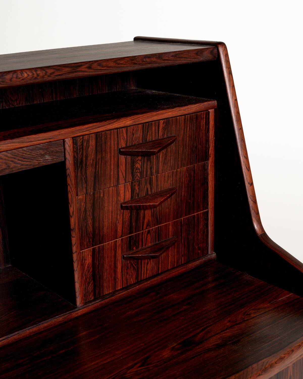 Danish rosewood secretary, 1950s/1960s
