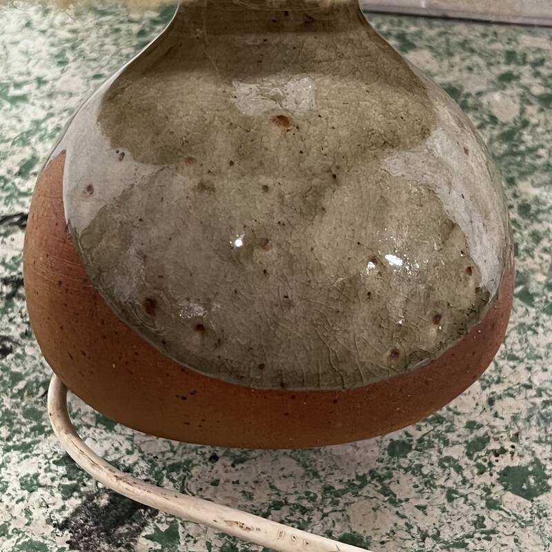60s sandstone lamp