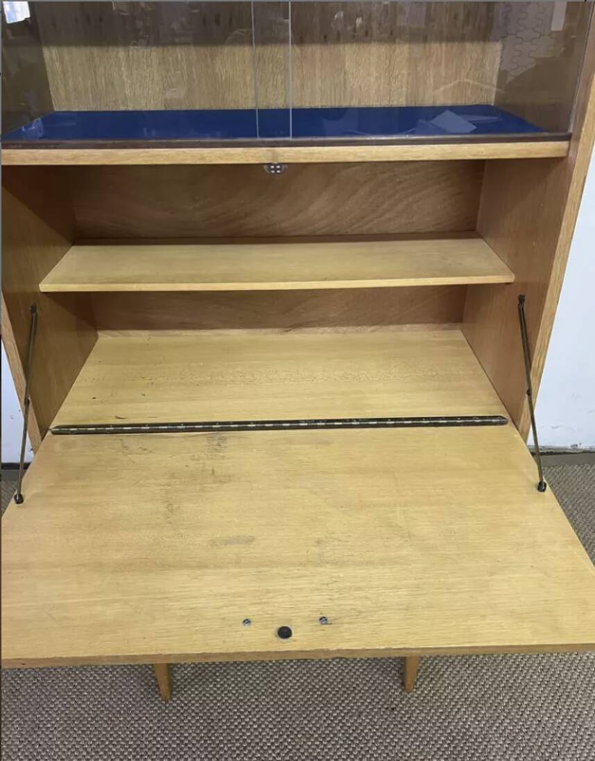 Small vintage secretary cabinet