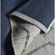 Hemp and wool carpet 190x290 ethnic motifs