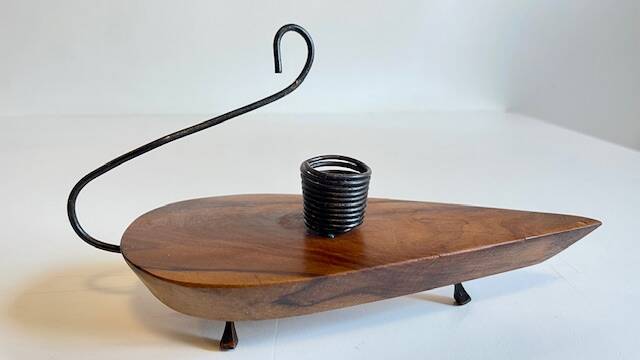Brutalist vintage candleholder