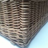 Wicker trunk L75xH53xD48 vintage