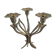 Candle holder brass vintage leaves and flowers 60s - 70s