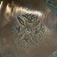 20th century Egyptian tea tray in richly engraved copper or brass