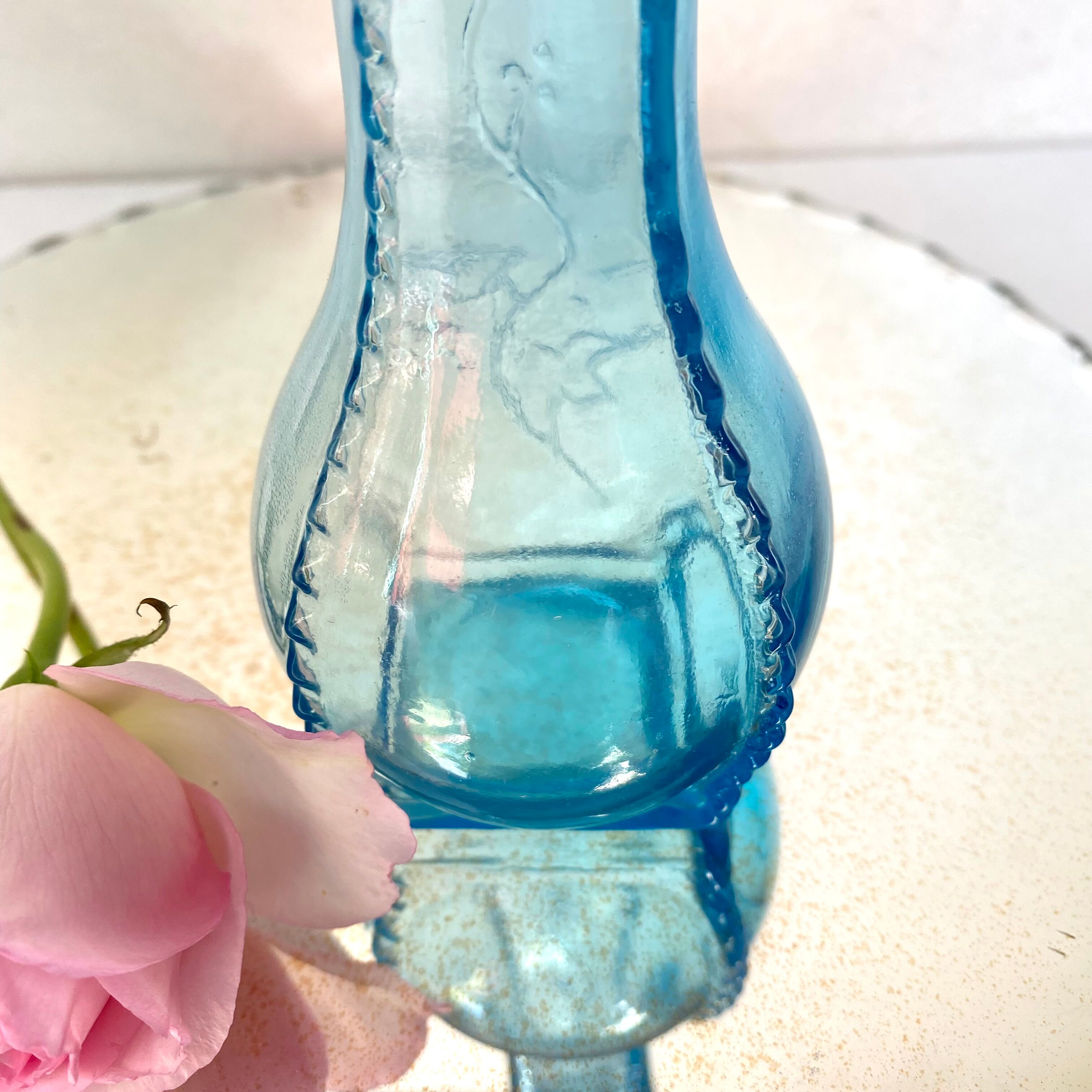 Antique glass vase