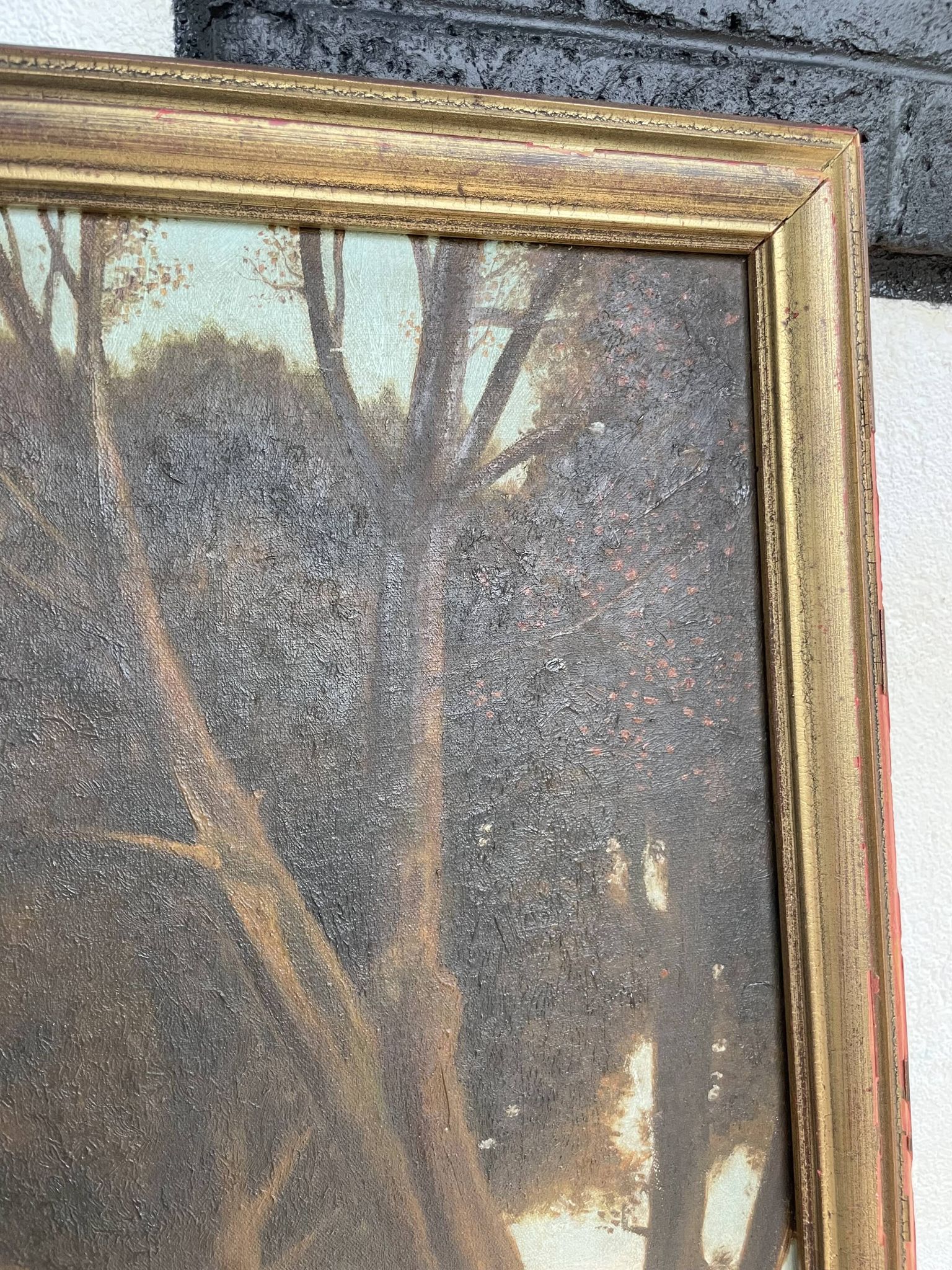 Oil on canvas The Sacred Grove