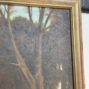 Oil on canvas The Sacred Grove