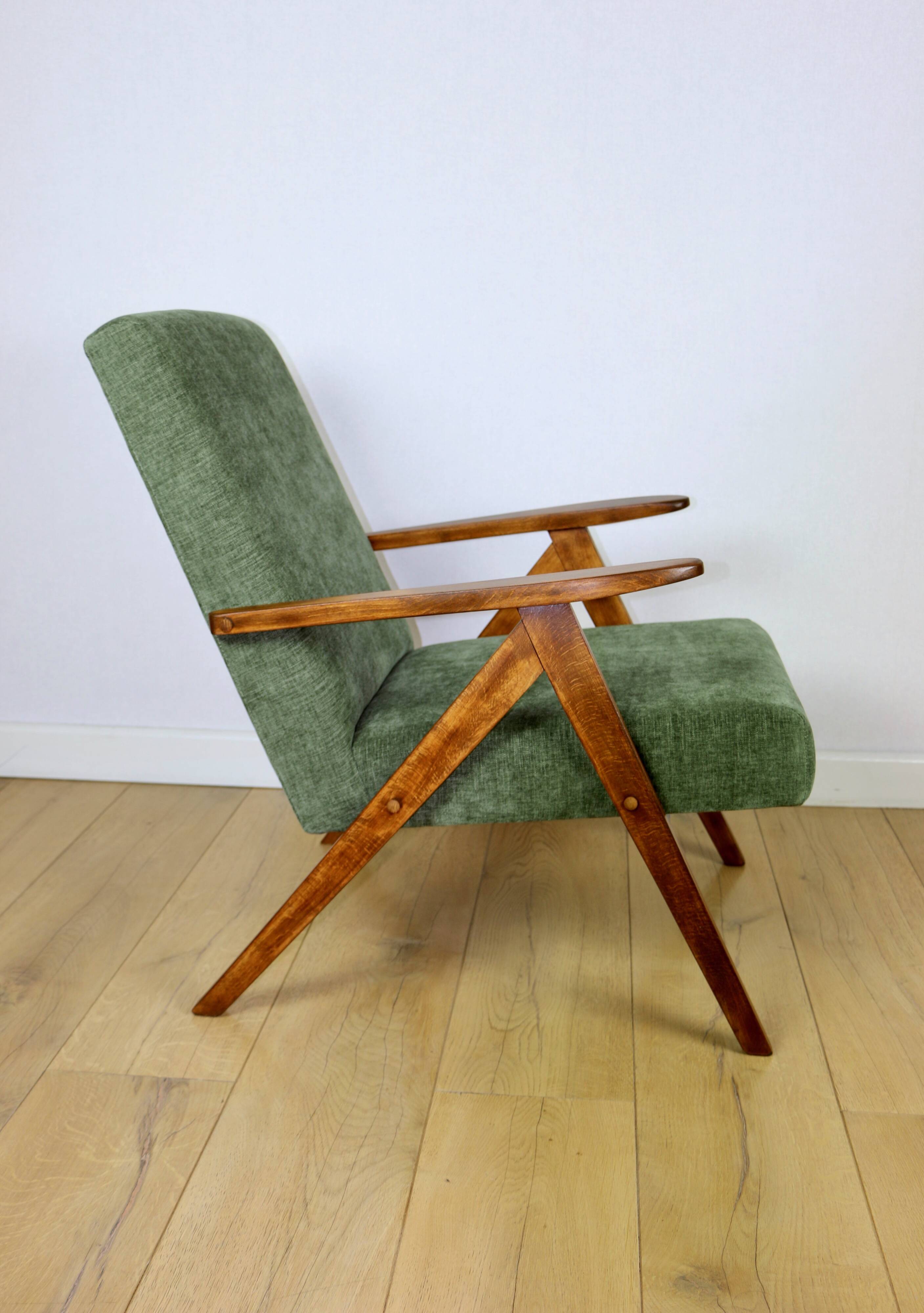 B-310 VAR armchair olive green structural - 2 pieces available