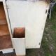 Vintage Mado sideboard with 4 doors and 2 drawers in beige lacquered plywood