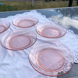 Lot 6 hollow plates Rosaline