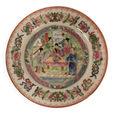 Old Chinese Porcelain Plate Canton