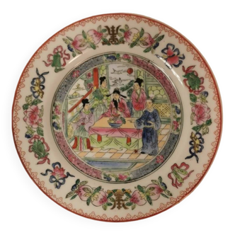 Old Chinese Porcelain Plate Canton