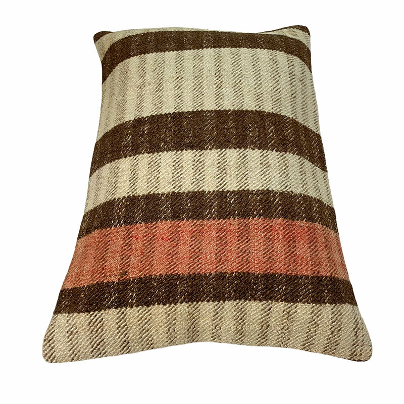 Vintage turkish handmade kilim cushion cover 40x60 cm