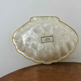 Set in Philippine mother-of-pearl, ramekin and plate