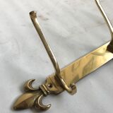 Golden brass wall rack
