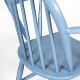 Fauteuil Windsor bleue avec accoudoirs par L. Ercolani pour Ercol, 1960