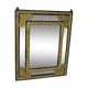 Miroir biseauté à parcloses époque 19eme 80x98cm