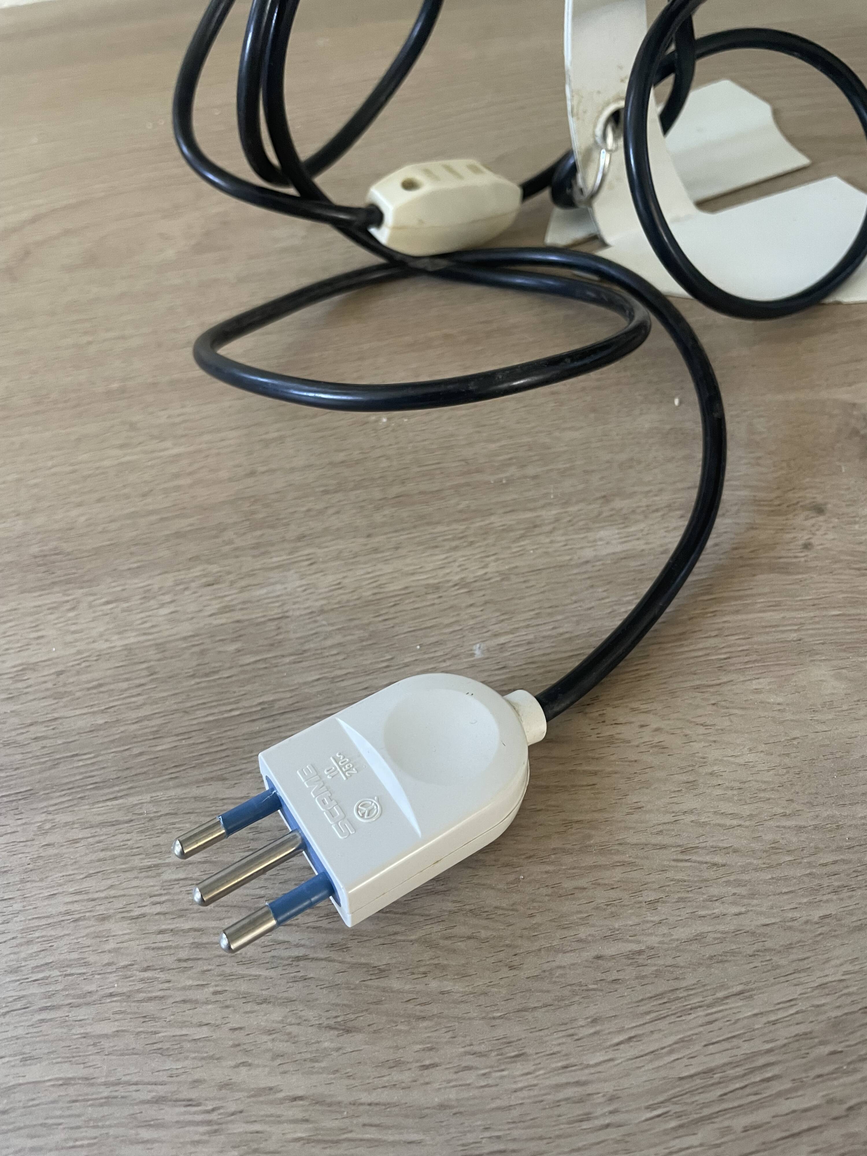 Adjustable eye ball lamp, Italian design from the 1970s.