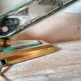 Old art deco table lamp - 2 lights - mirror lamp