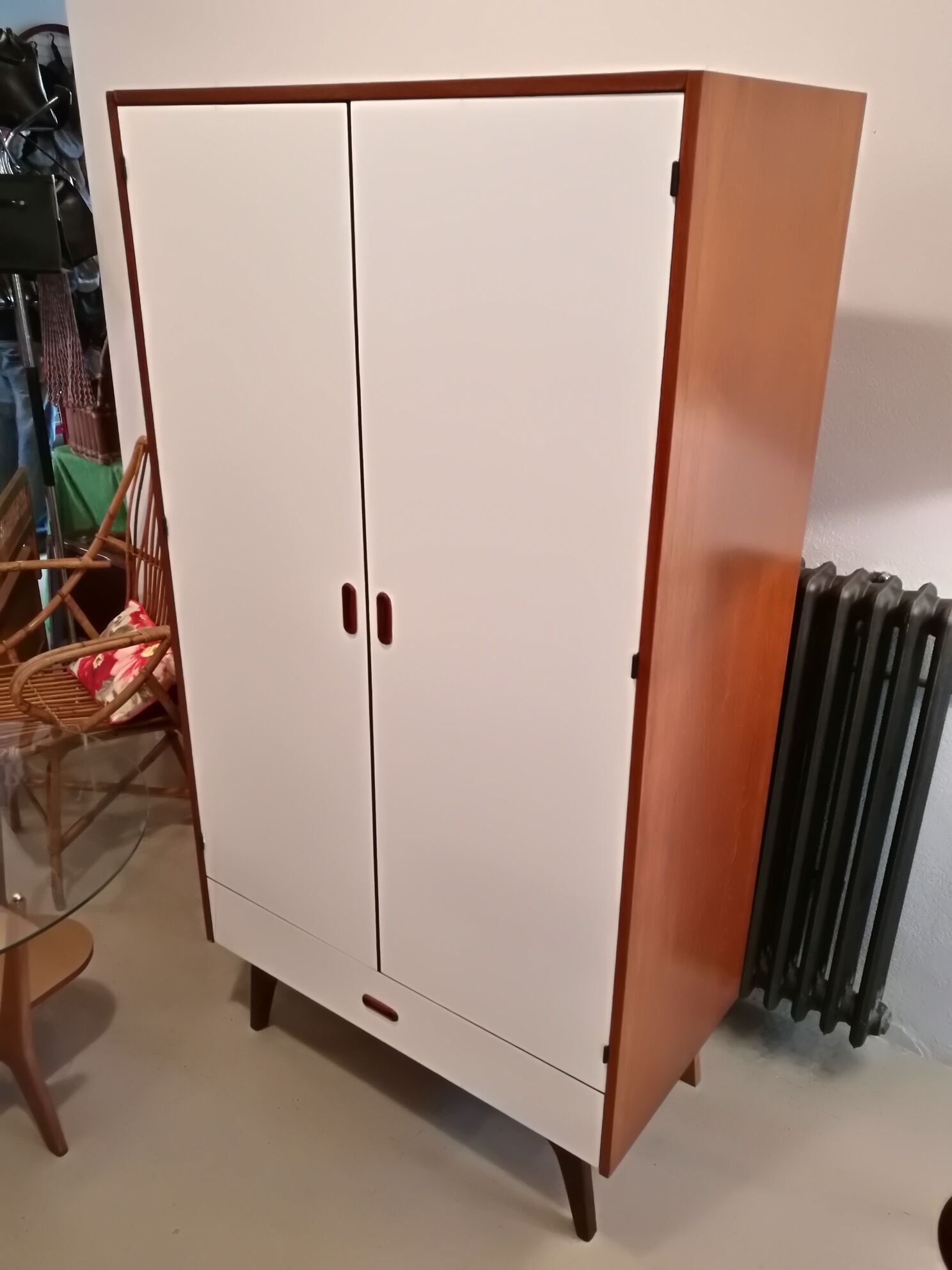 60 vintage teak wardrobe
