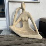 Sculpture abstraite en résine, années 70
