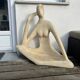 Abstract resin sculpture, 1970s