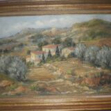 Oil on canvas by Félix Tisot