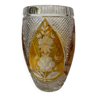 Julia Glassworks crystal vase