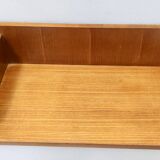 Beech and Durmast Wall-Mounted Console Table, Italy
