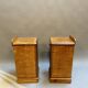 Paire de tables de chevet victoriennes en bois satiné