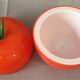 Seau à glaçons vintage pomme orange 70'