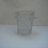 Bucket has ice crystal
