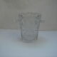 Bucket has ice crystal