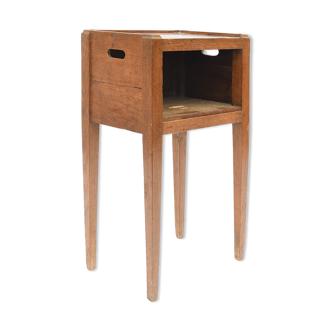 Oak bedside table