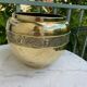Brass pot cover early twentieth century