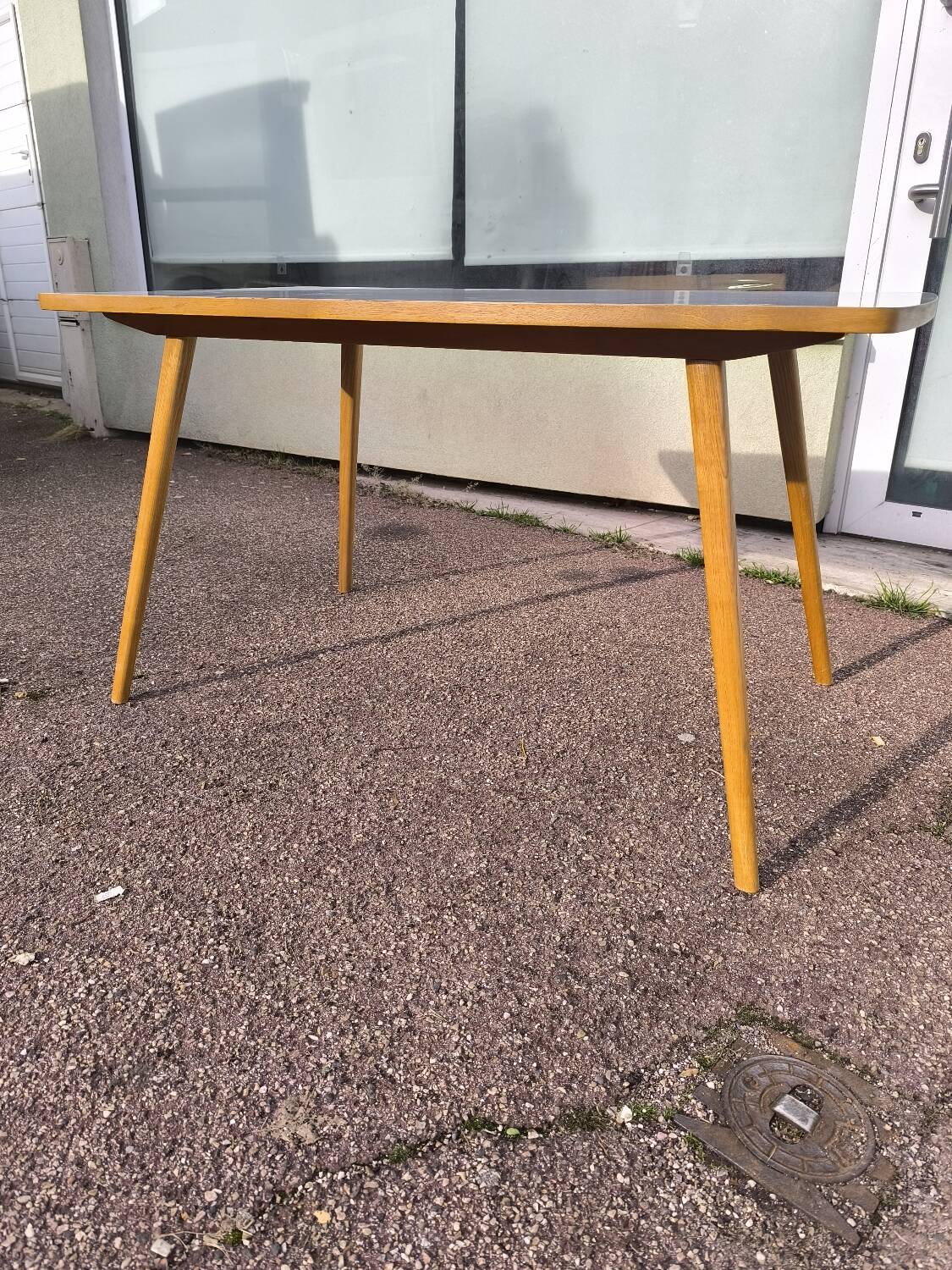 Vintage formica side table