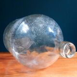 Demijohn in clear colorless glass