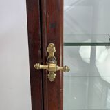 Beautiful mahogany museum display cabinet from England, circa 1925.