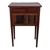 Directory style marquetry side table