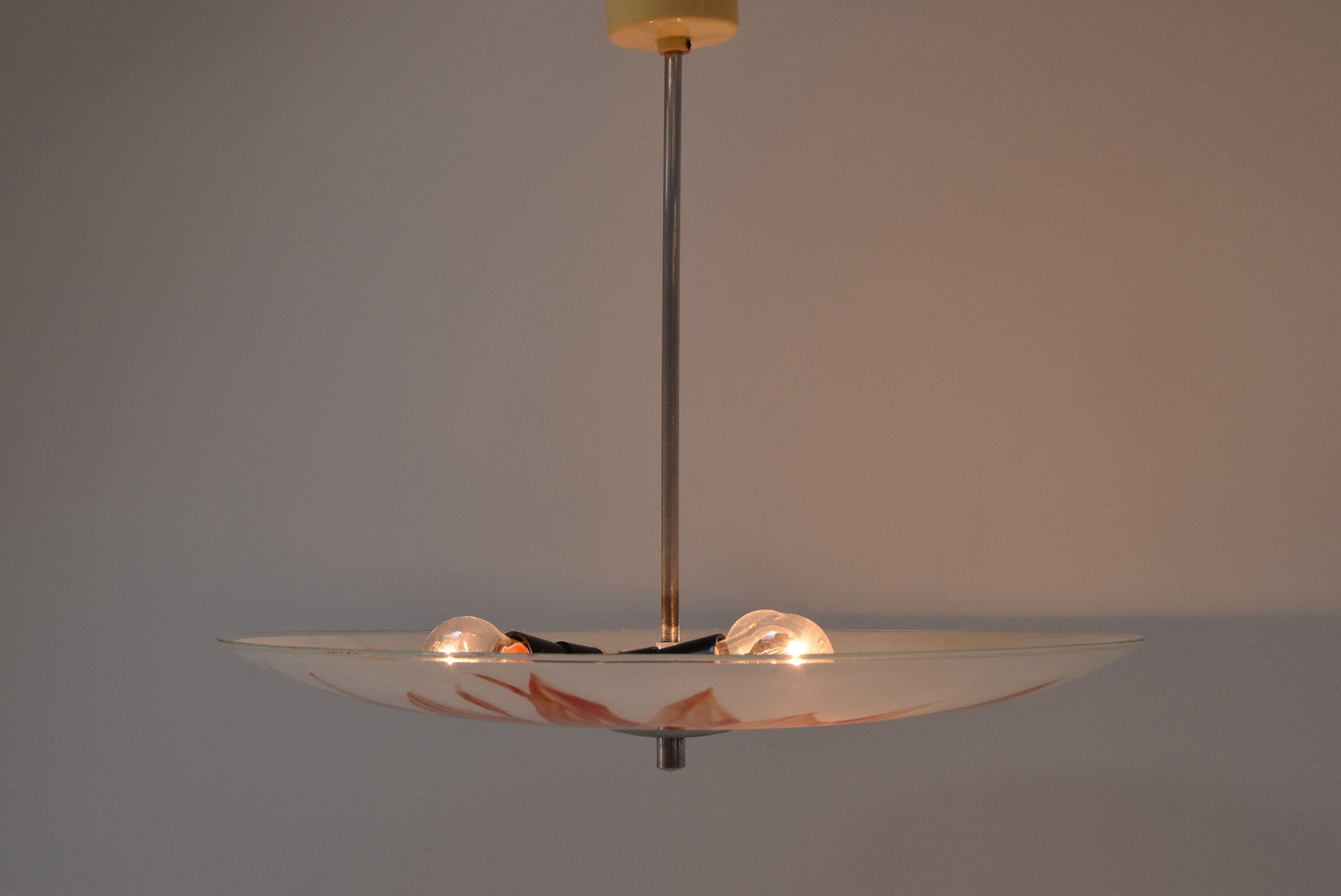 Mid-century glass pendant,1960's.