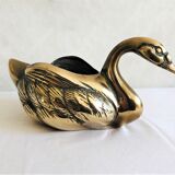 Empty-pocket "Swan" in brass from the 70s