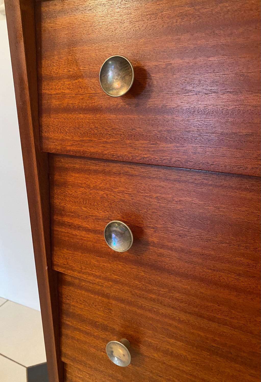Commode teck vintage scandinave
