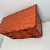 Maugrion rattan chest of drawers from the 60s/70s