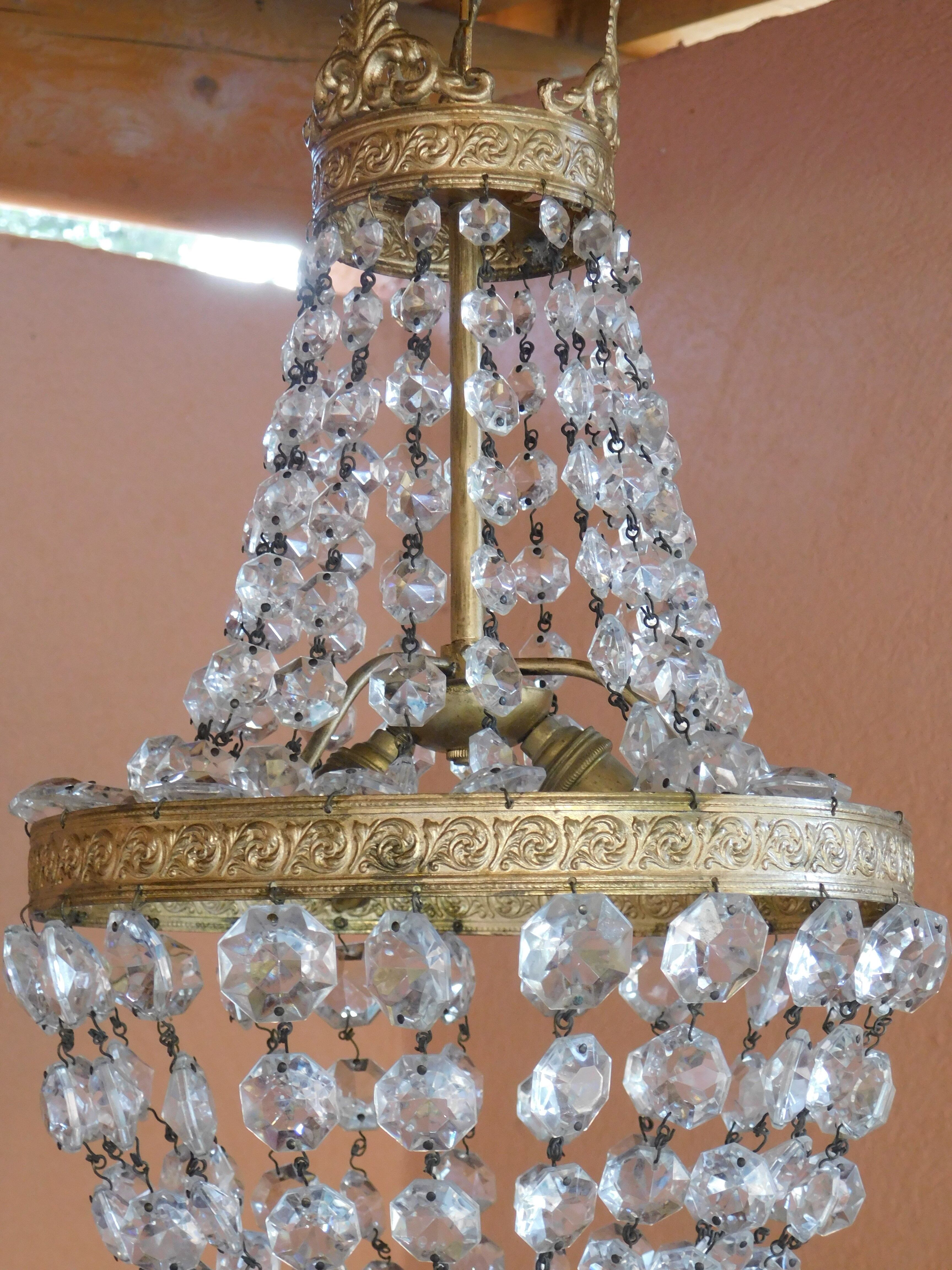 Hot air balloon chandelier - 25 cm