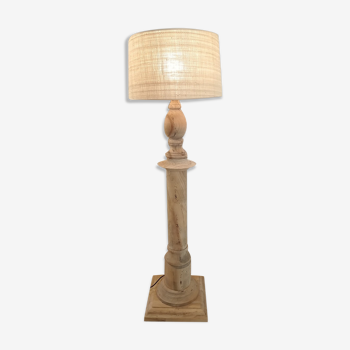 Vintage wooden floor lamp revisited